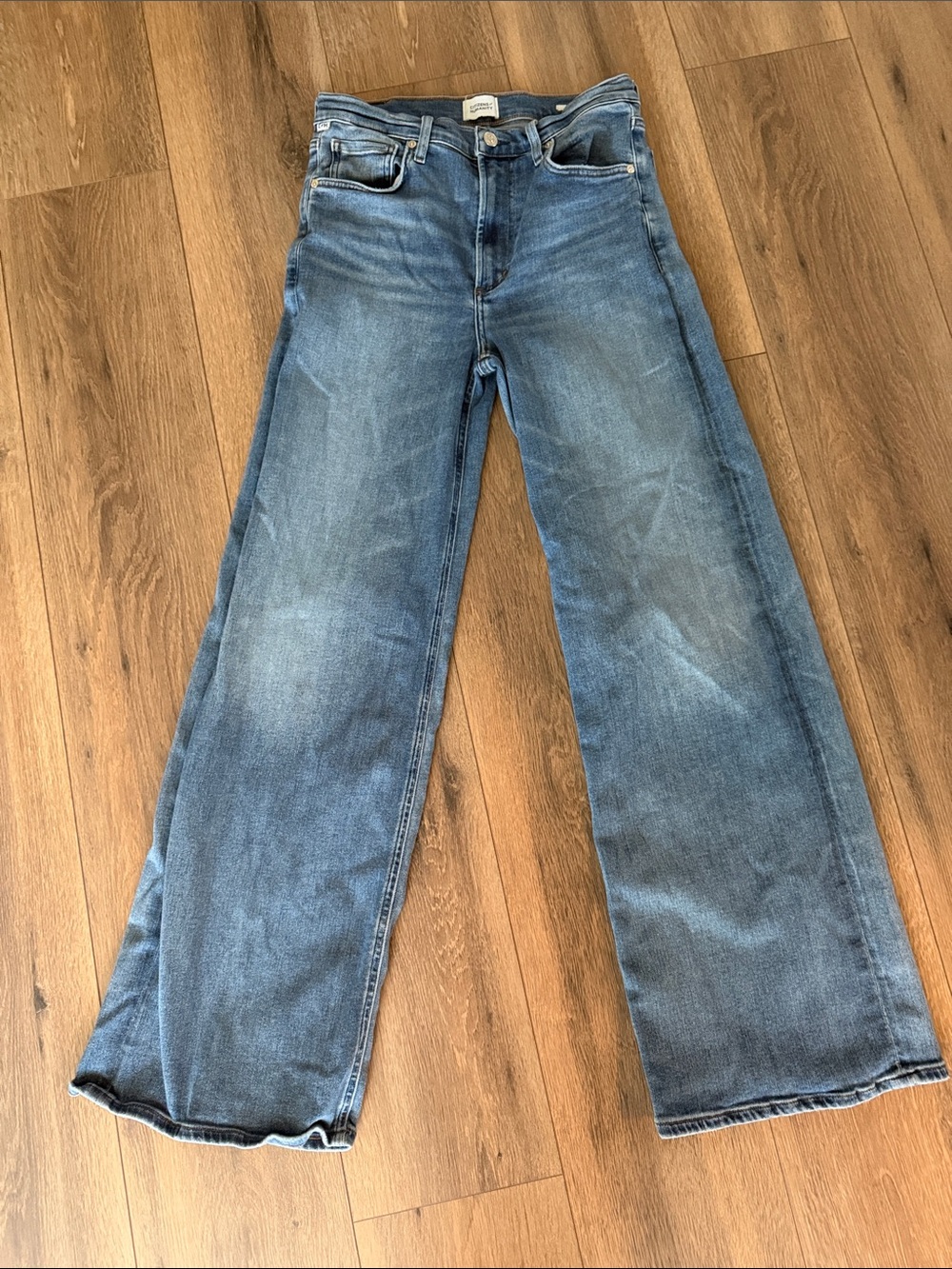 Citizens of Humanity Lyra Long High Rise Wide Leg Jeans- size 27 - Picture 2 of 10